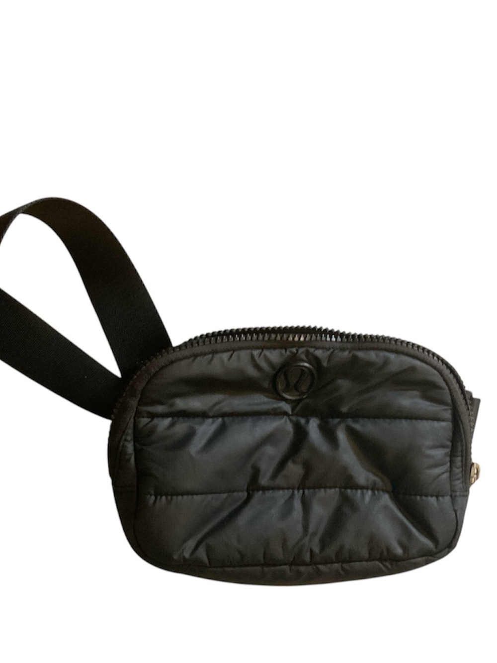 lululemon athletica Black Quilted Belt Bag